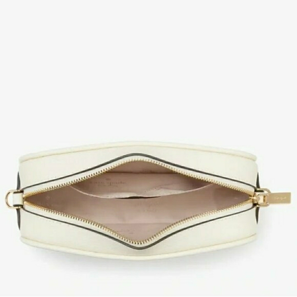 NWT! Kate Spade Cream and Tan Crossbody Bag ( OH SNAP ) - Picture 6 of 8